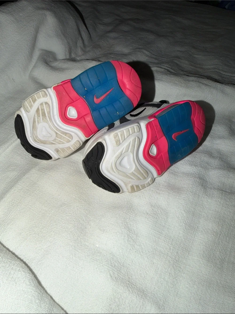 Nike Kids Black Pink Purple White Colorblock Sneakers